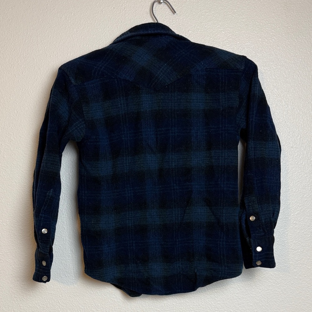 Pendleton Dark Plaid Button Down Shirt - image 3